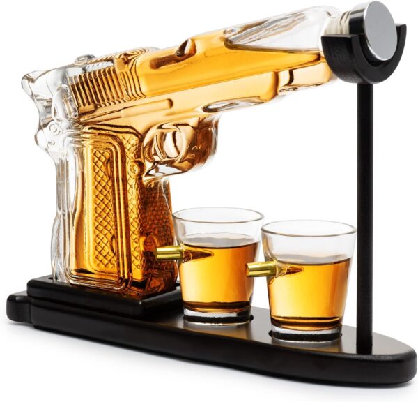 Ensemble carafe à Whisky "Gun" – Image 2