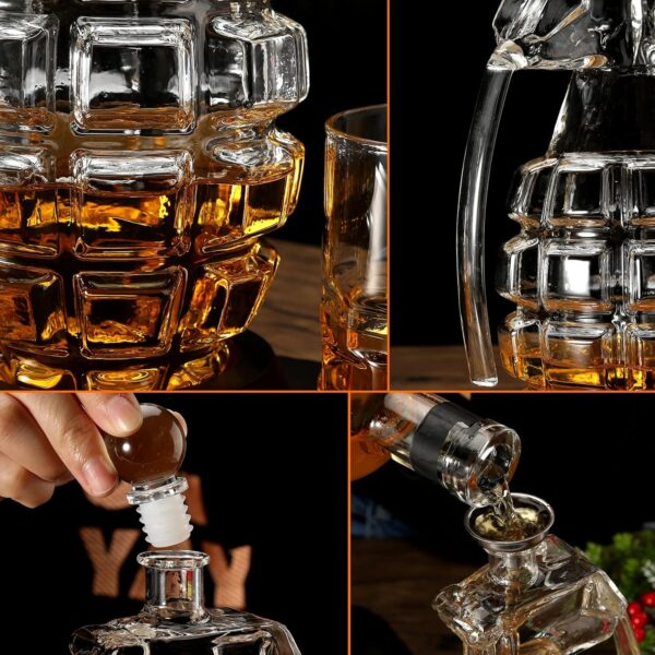 Ensemble carafe à Whisky "Grenade" – Image 2