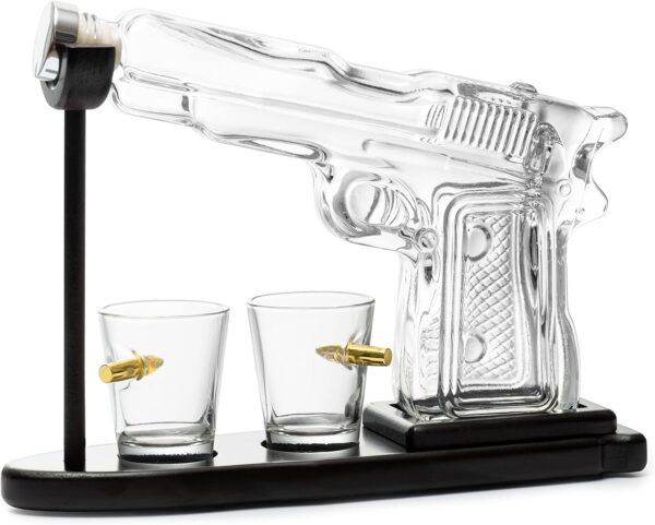 Ensemble carafe à Whisky "Gun" – Image 3